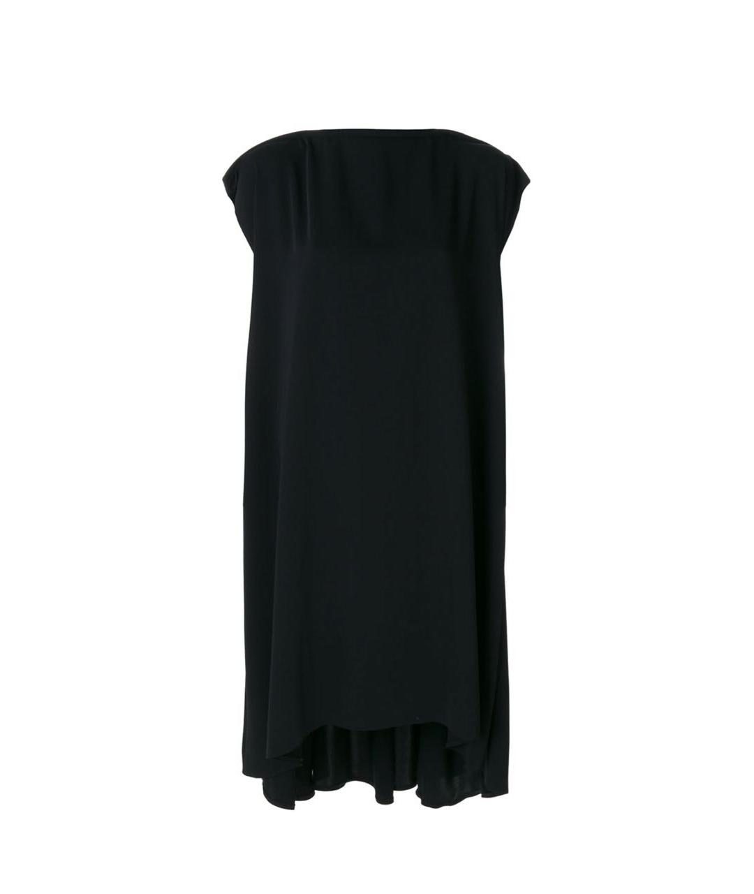 MM6 MAISON MARGIELA Черное шерстяное коктейльное платье, фото 1