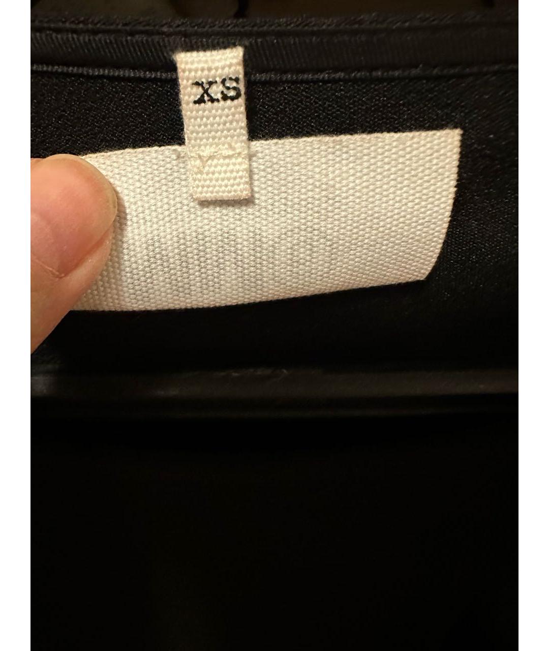 MM6 MAISON MARGIELA Черное хлопковое вечернее платье, фото 7