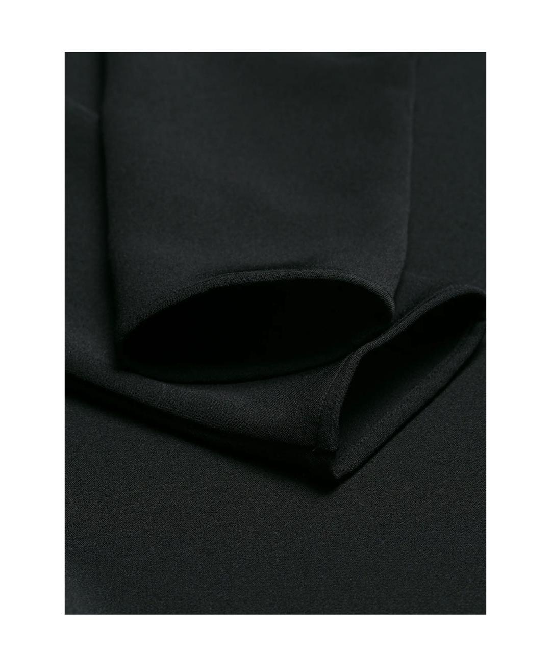 MM6 MAISON MARGIELA Черное хлопковое вечернее платье, фото 5