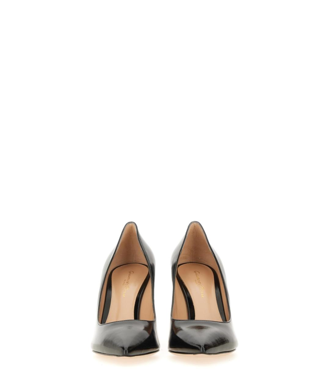 GIANVITO ROSSI Черные кожаные туфли, фото 5