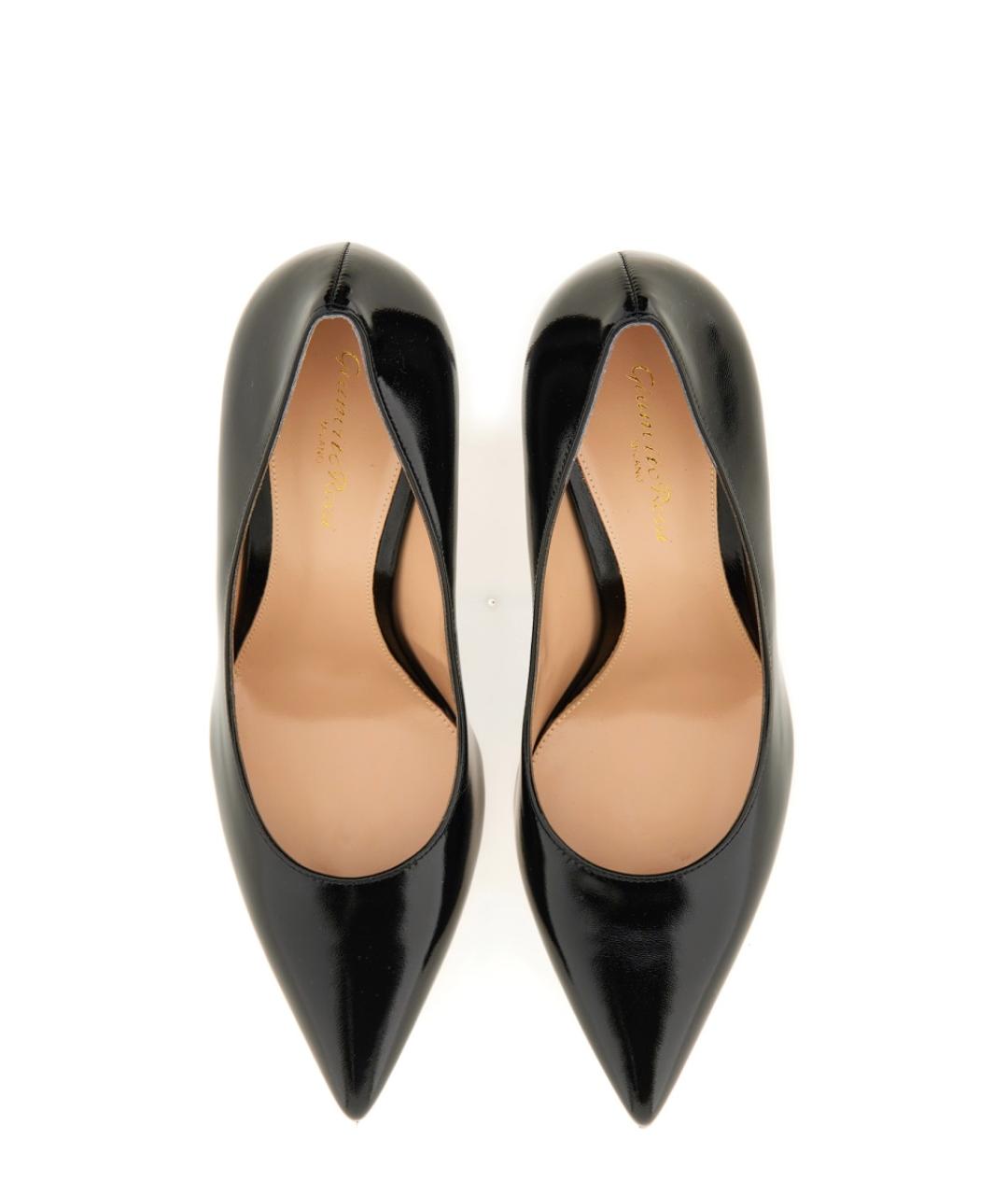 GIANVITO ROSSI Черные кожаные туфли, фото 4