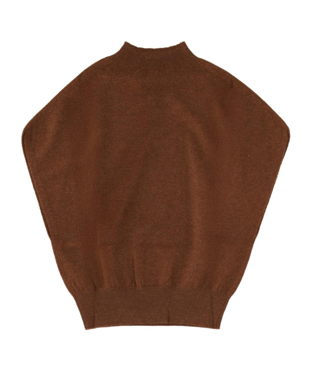 CIRCUS HOTEL Коричневый кашемировый джемпер / свитер, фото 2