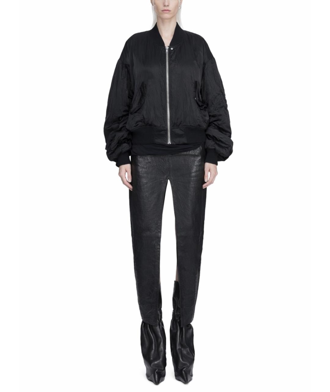 RICK OWENS Черная вискозная куртка, фото 2