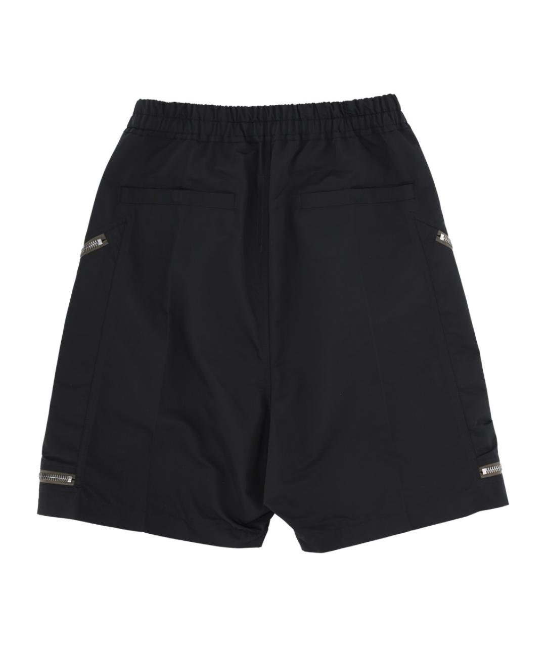 RICK OWENS Черные полиэстеровые шорты, фото 2