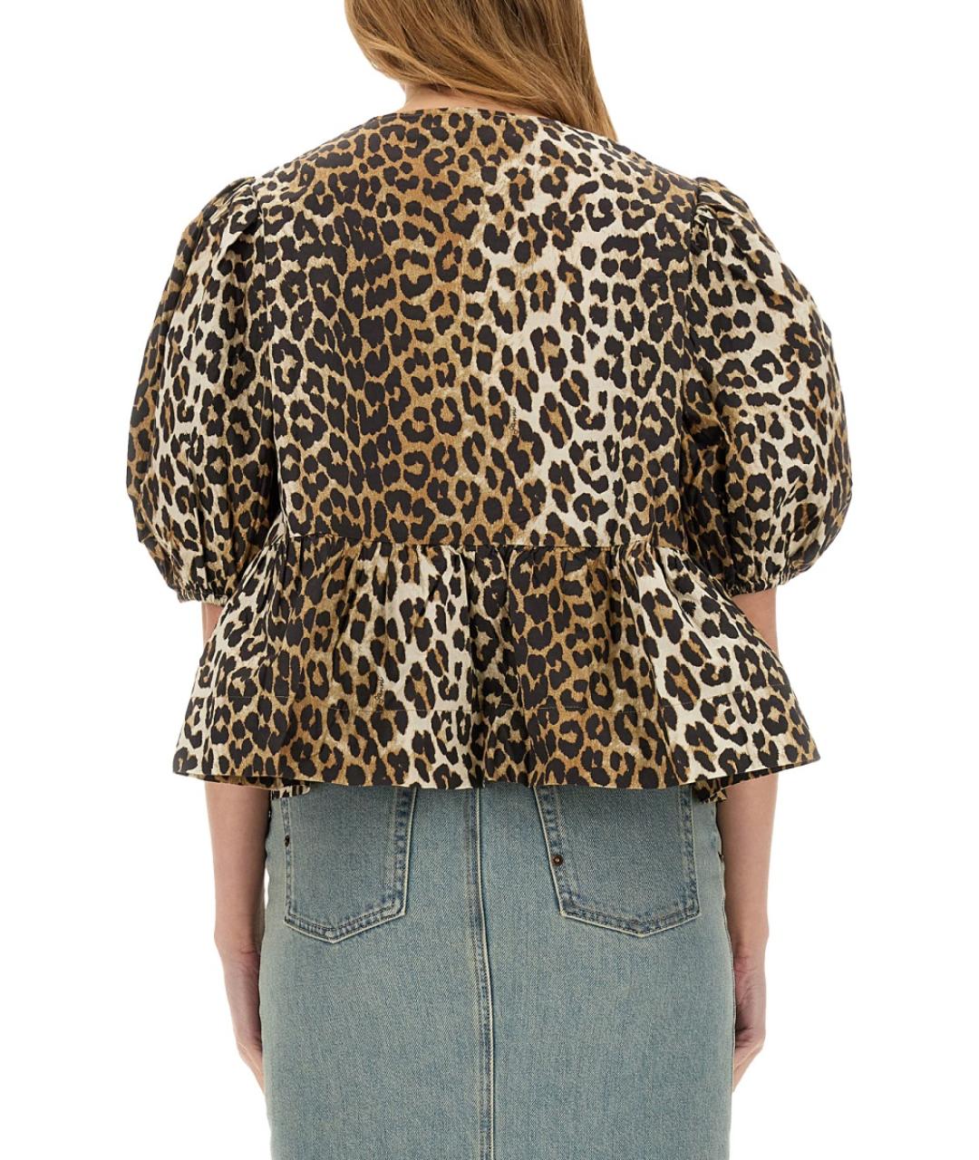 GANNI Мульти хлопковая блузы, фото 3