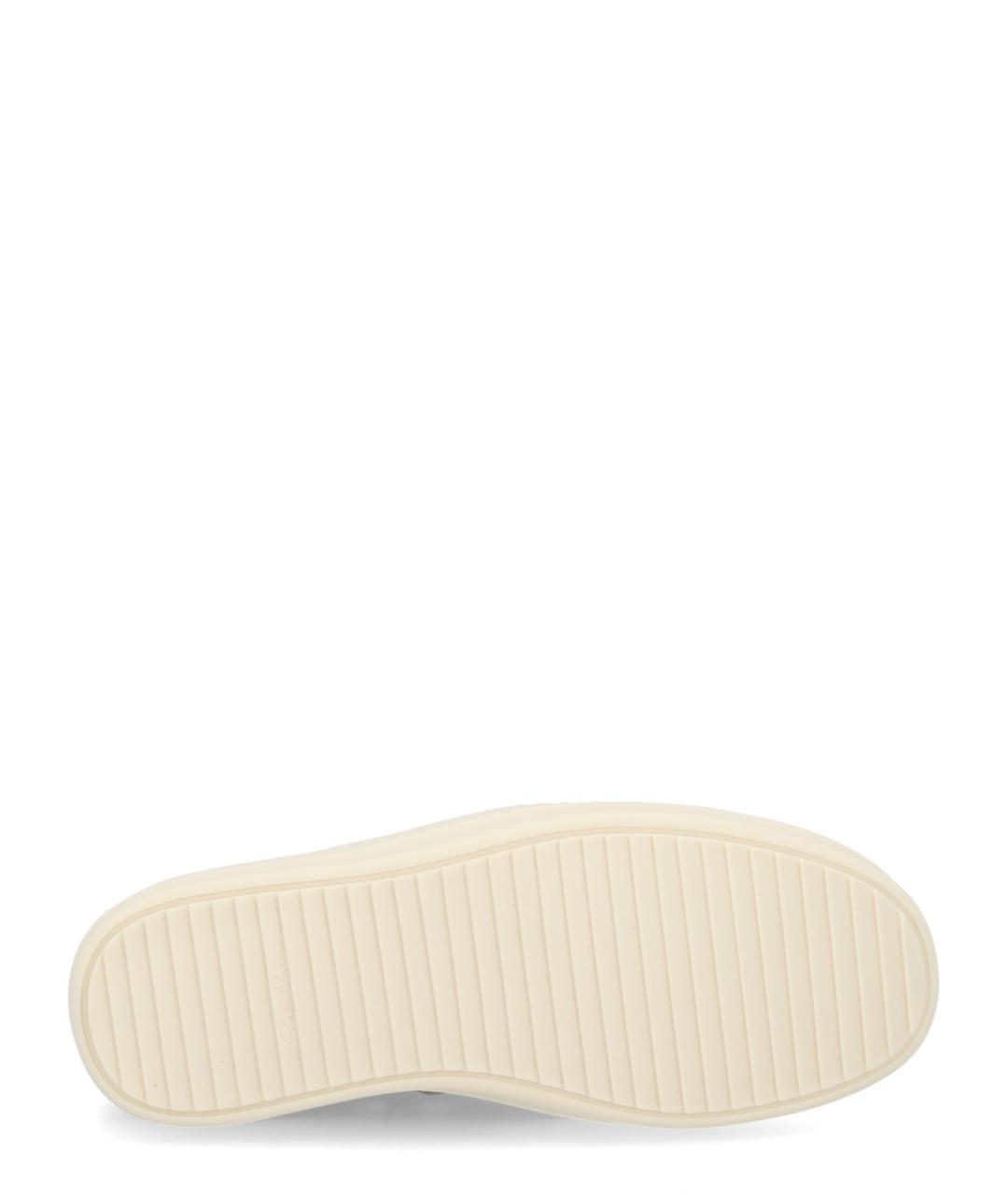 RICK OWENS Черные кожаные кеды, фото 6