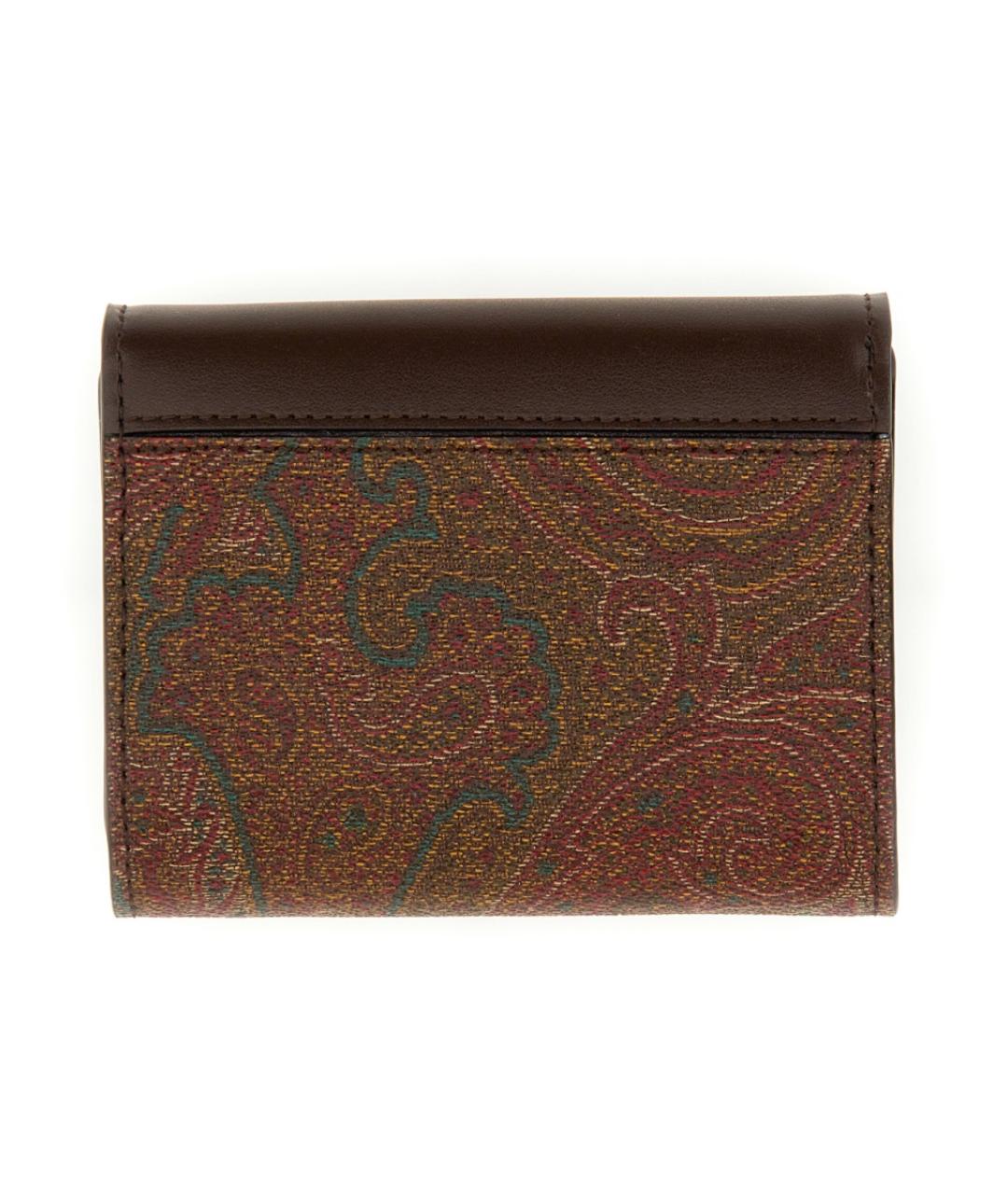 ETRO Коричневый кожаный кошелек, фото 2