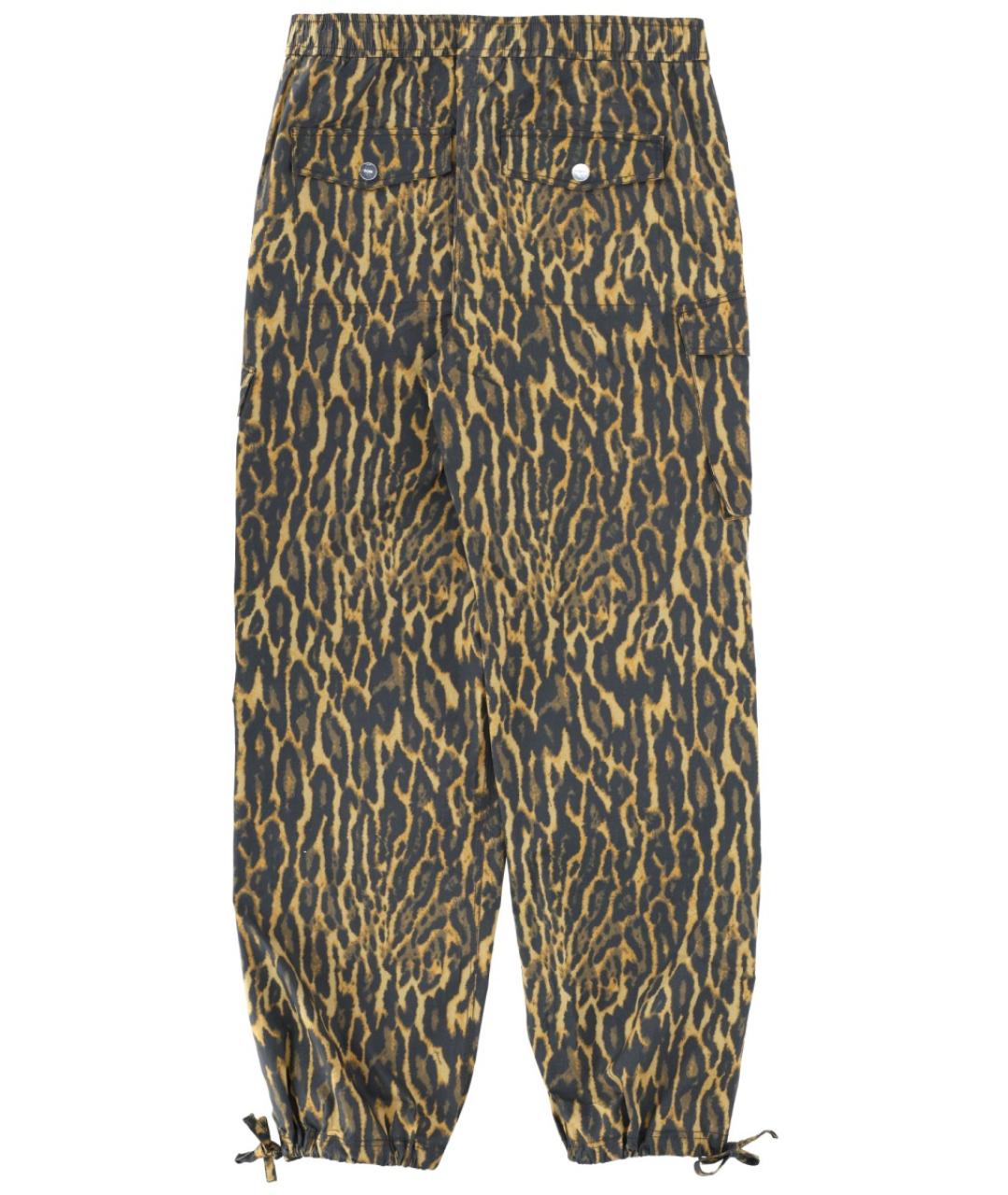 GANNI Мульти хлопковые прямые брюки, фото 2