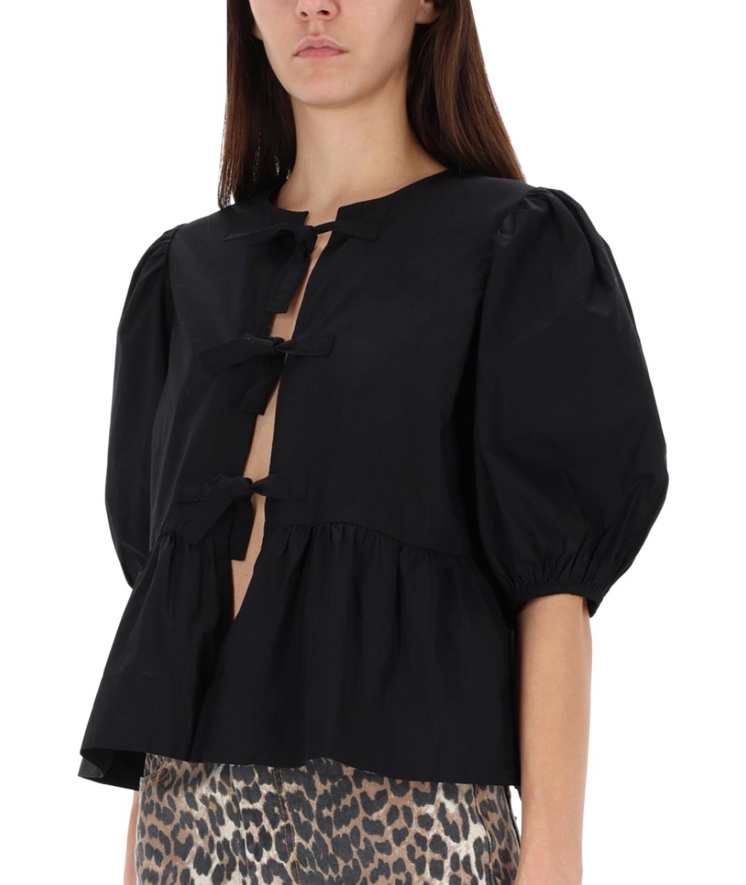 GANNI Черная блузы, фото 4