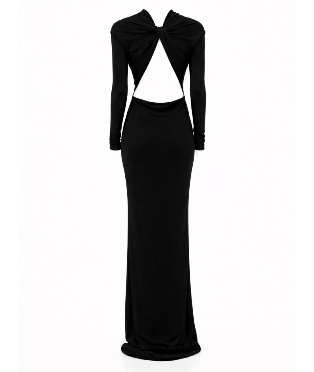 TOM FORD Черное вискозное повседневное платье, фото 3