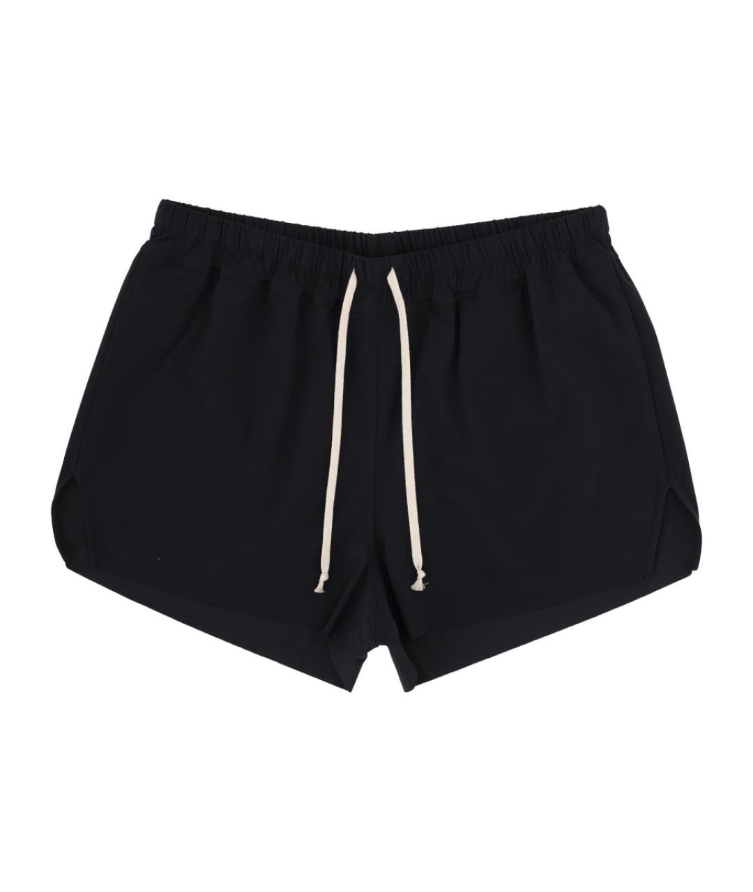 RICK OWENS Черные полиамидовые шорты, фото 1