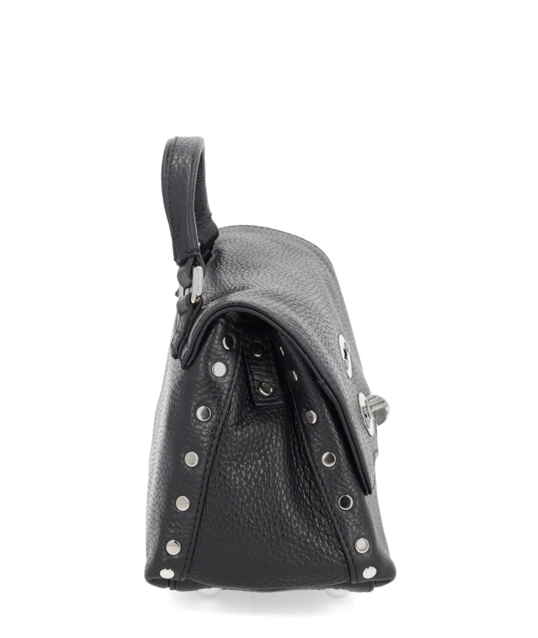 ZANELLATO Черная кожаная сумка через плечо, фото 4