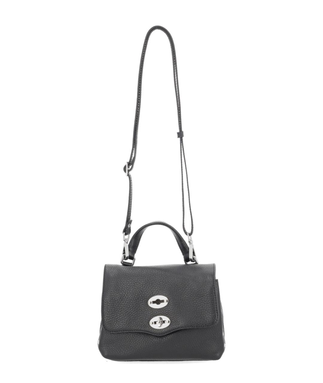 ZANELLATO Черная кожаная сумка через плечо, фото 2