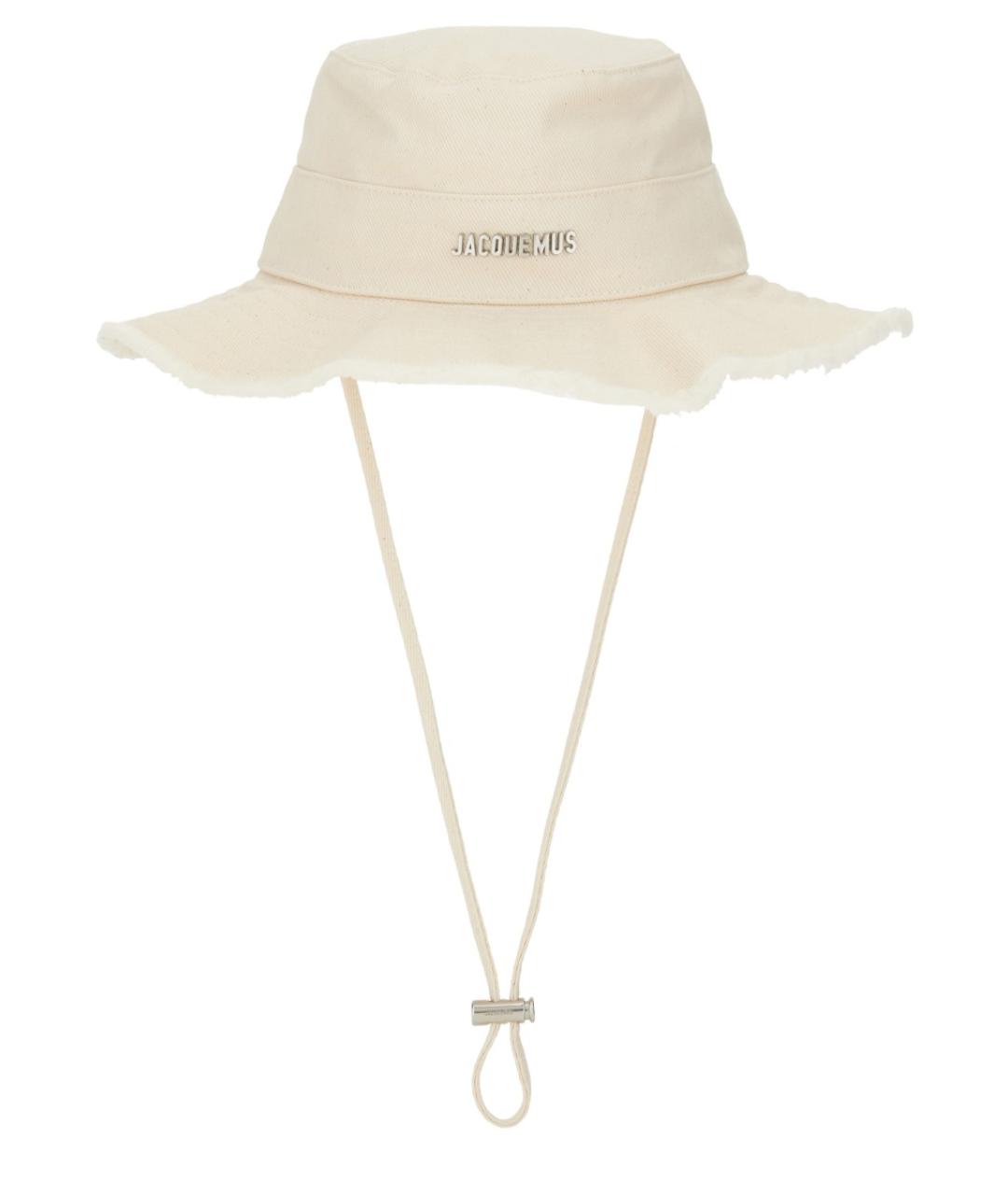 JACQUEMUS Белая синтетическая панама, фото 1