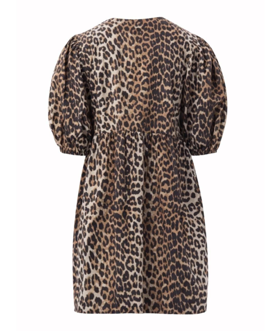 GANNI Мульти хлопковое повседневное платье, фото 3