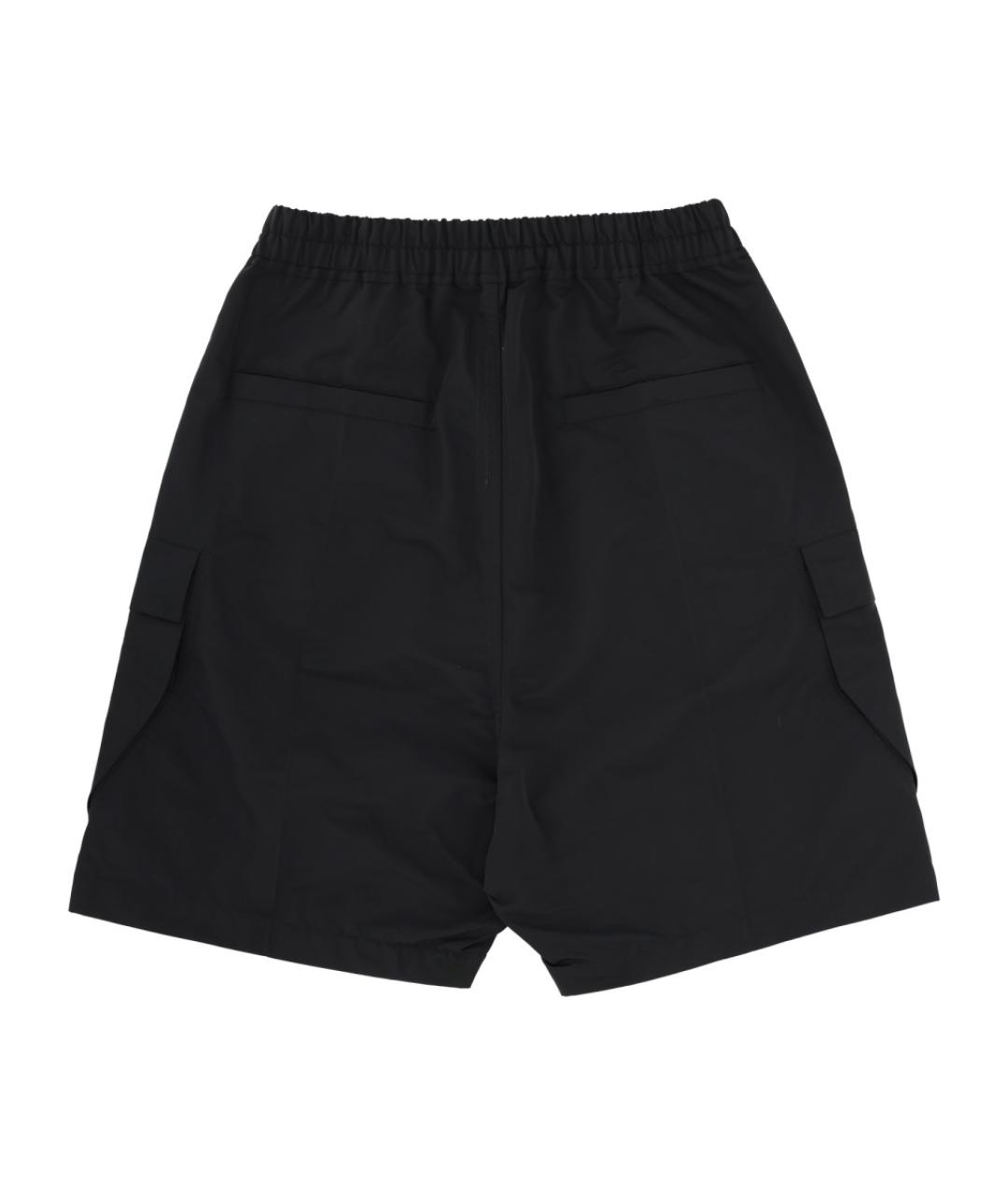 RICK OWENS Черные полиэстеровые шорты, фото 3