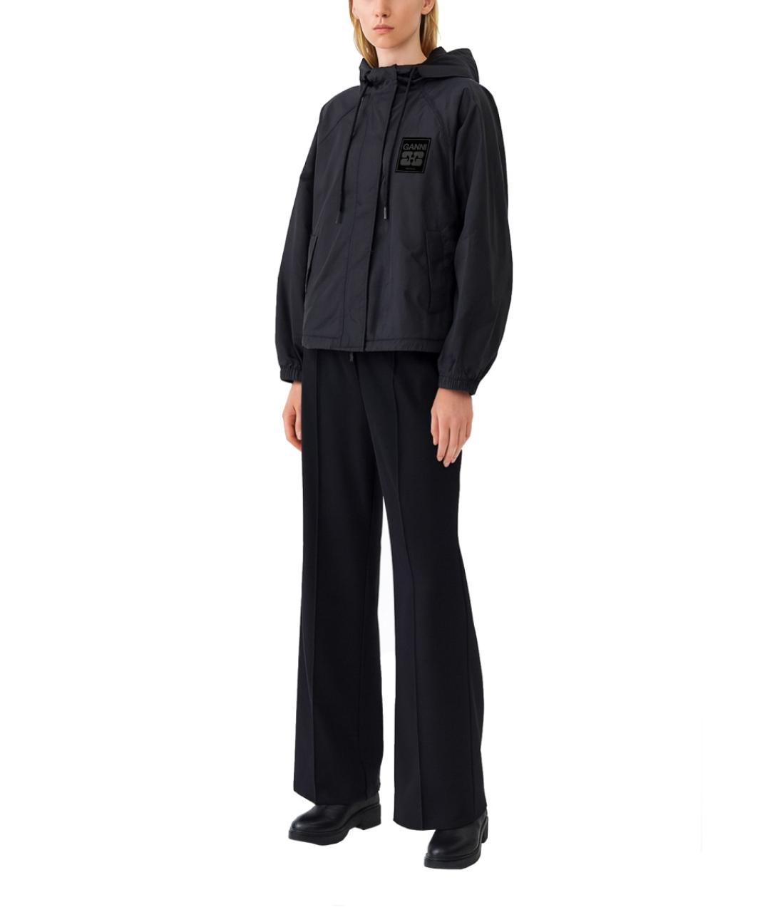 GANNI Черная куртка, фото 3