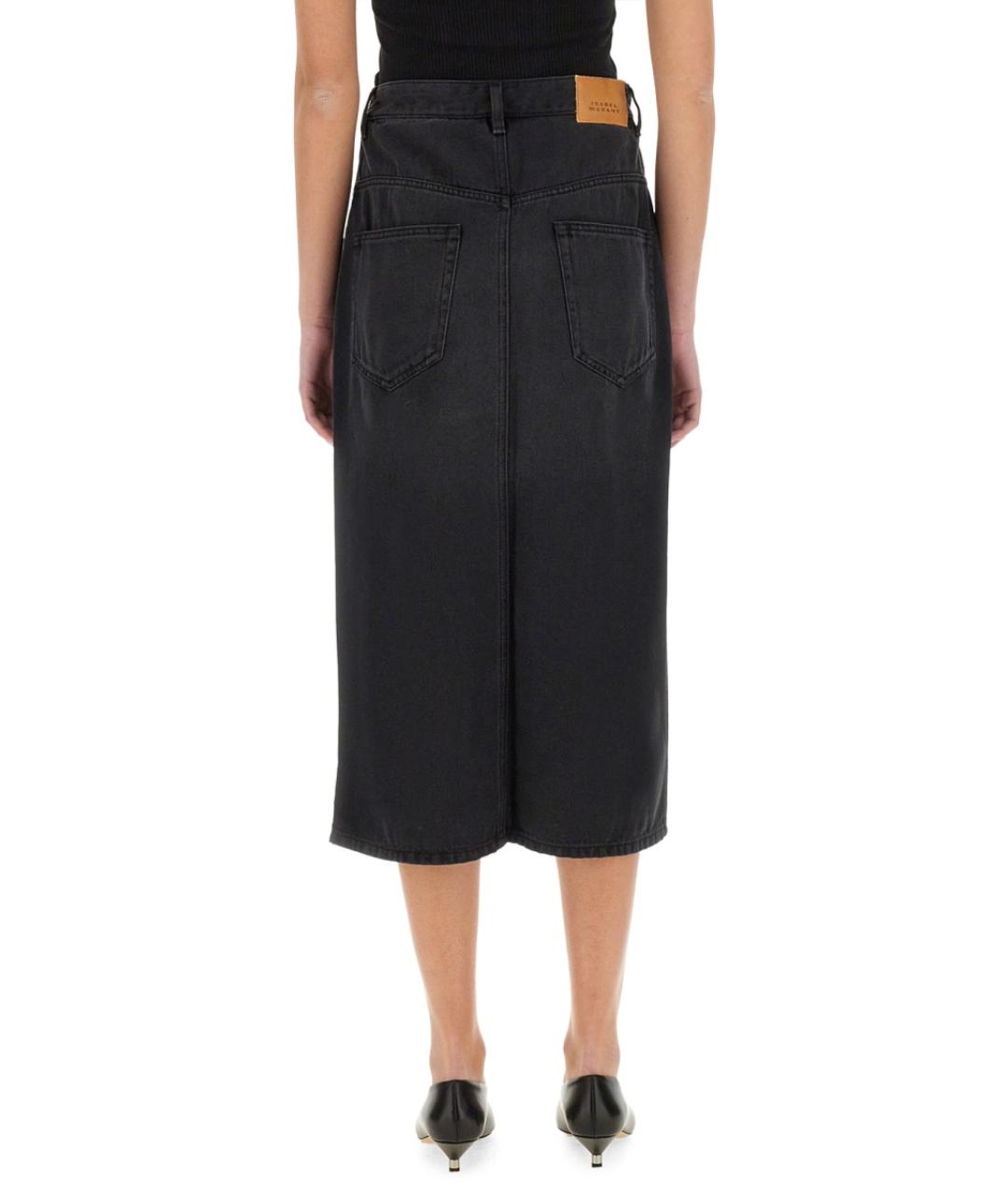 ISABEL MARANT Черная юбка миди, фото 3