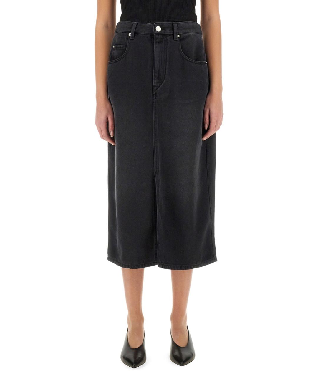 ISABEL MARANT Черная юбка миди, фото 5