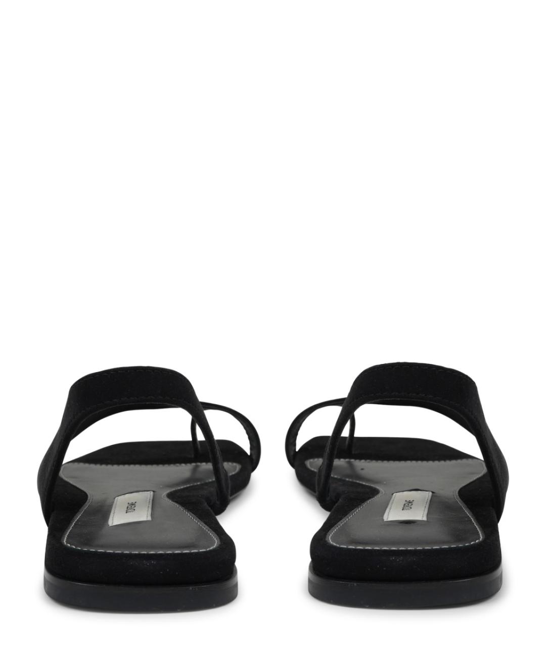 TOTEME Черные кожаные сандалии, фото 4