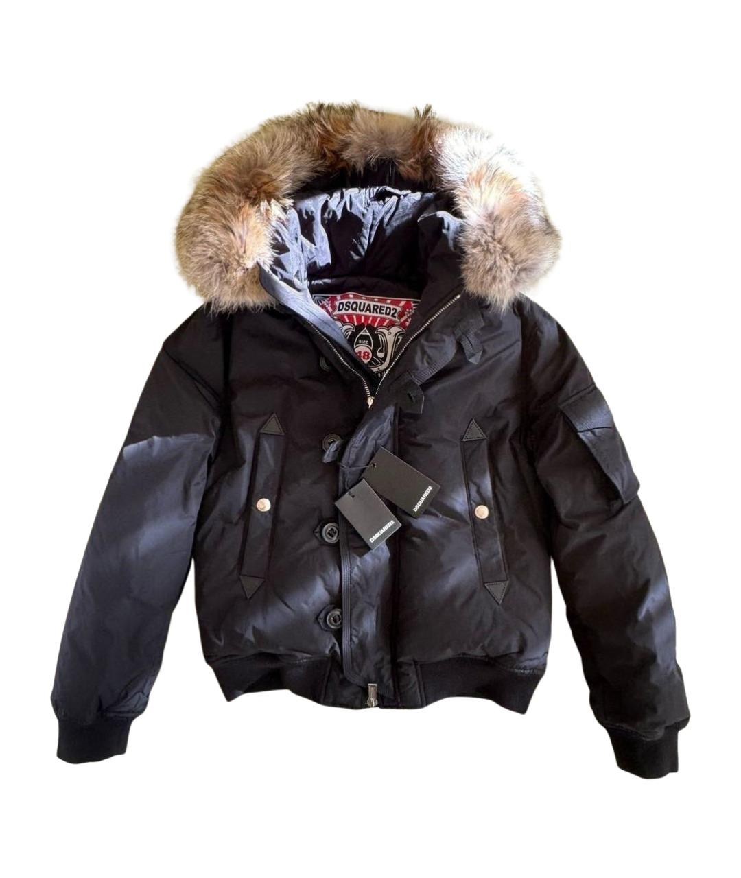 DSQUARED2 Черный полиэстеровый пуховик, фото 1