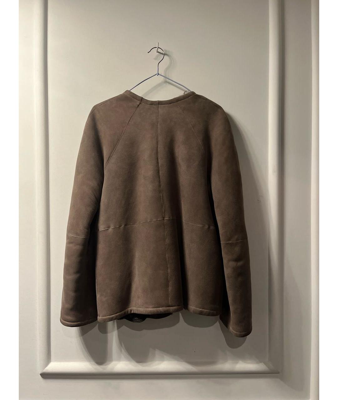 ALEXANDER TEREKHOV Бежевая замшевая дубленка, фото 2