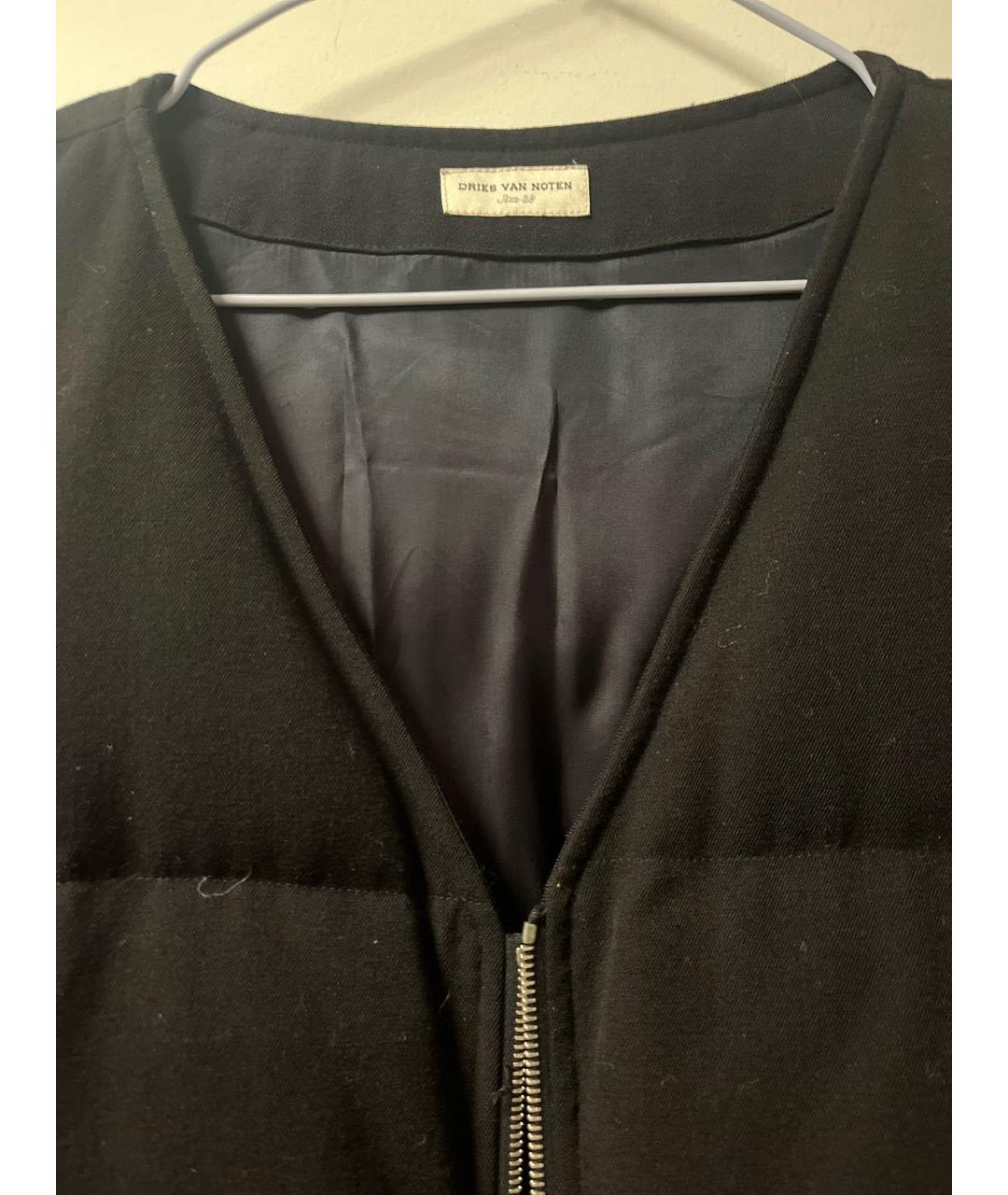 DRIES VAN NOTEN Черная шерстяная куртка, фото 4