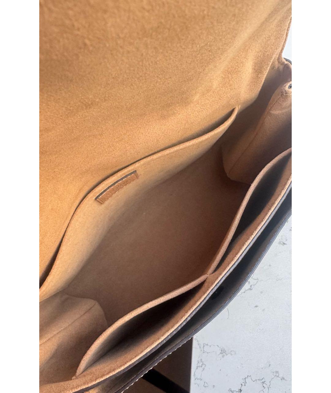 LOUIS VUITTON Коричневая сумка с короткими ручками, фото 4