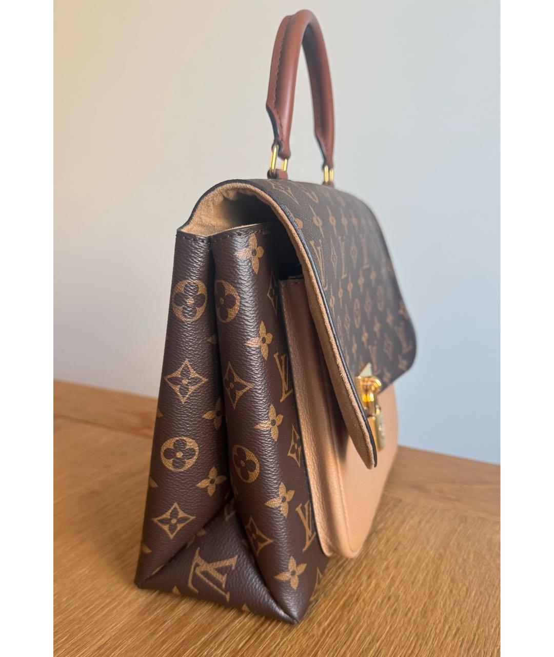 LOUIS VUITTON Коричневая сумка с короткими ручками, фото 5