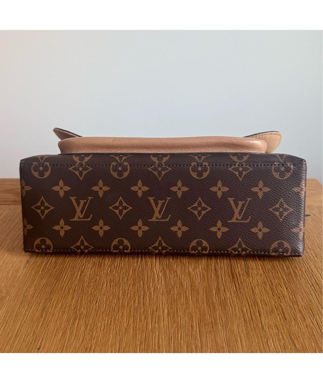LOUIS VUITTON Коричневая сумка с короткими ручками, фото 7