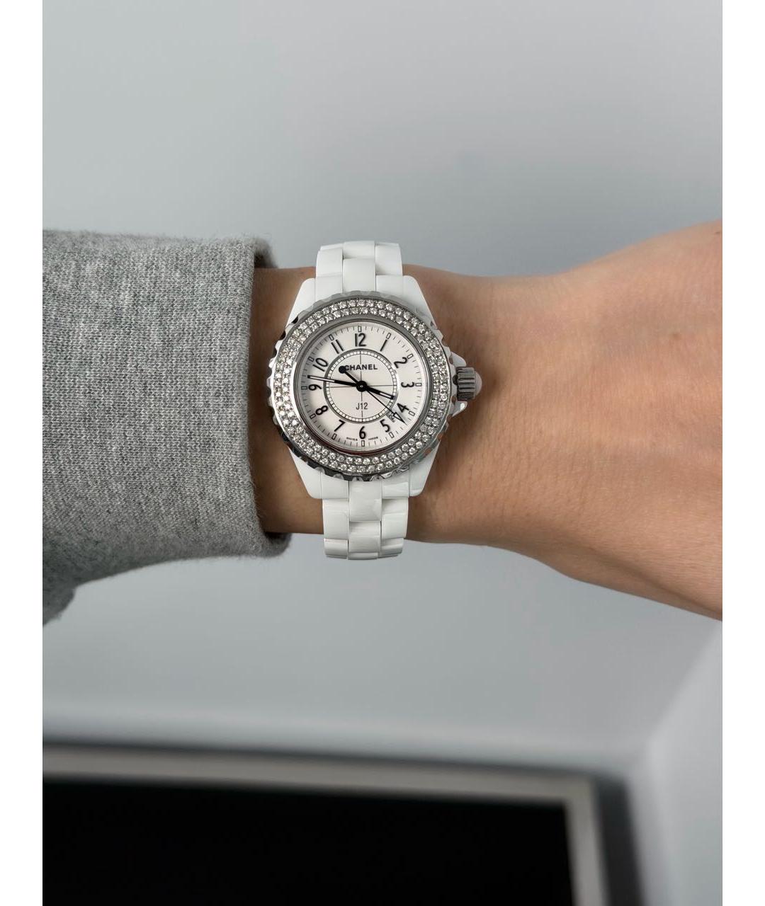 CHANEL Белые часы, фото 3