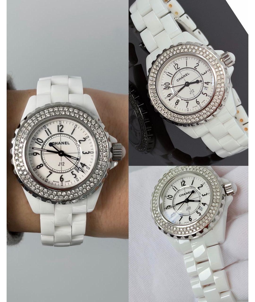 CHANEL Белые часы, фото 4