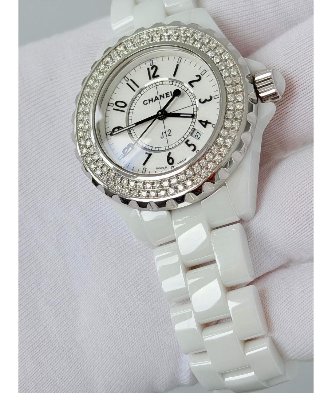 CHANEL Белые часы, фото 2