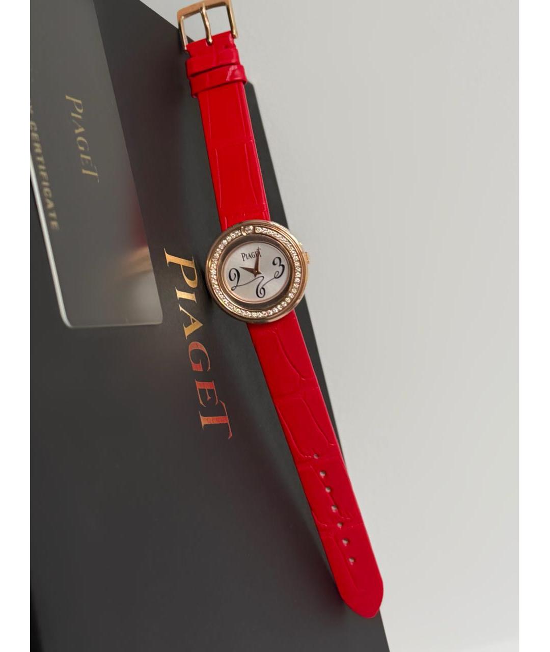 PIAGET Красные часы, фото 5