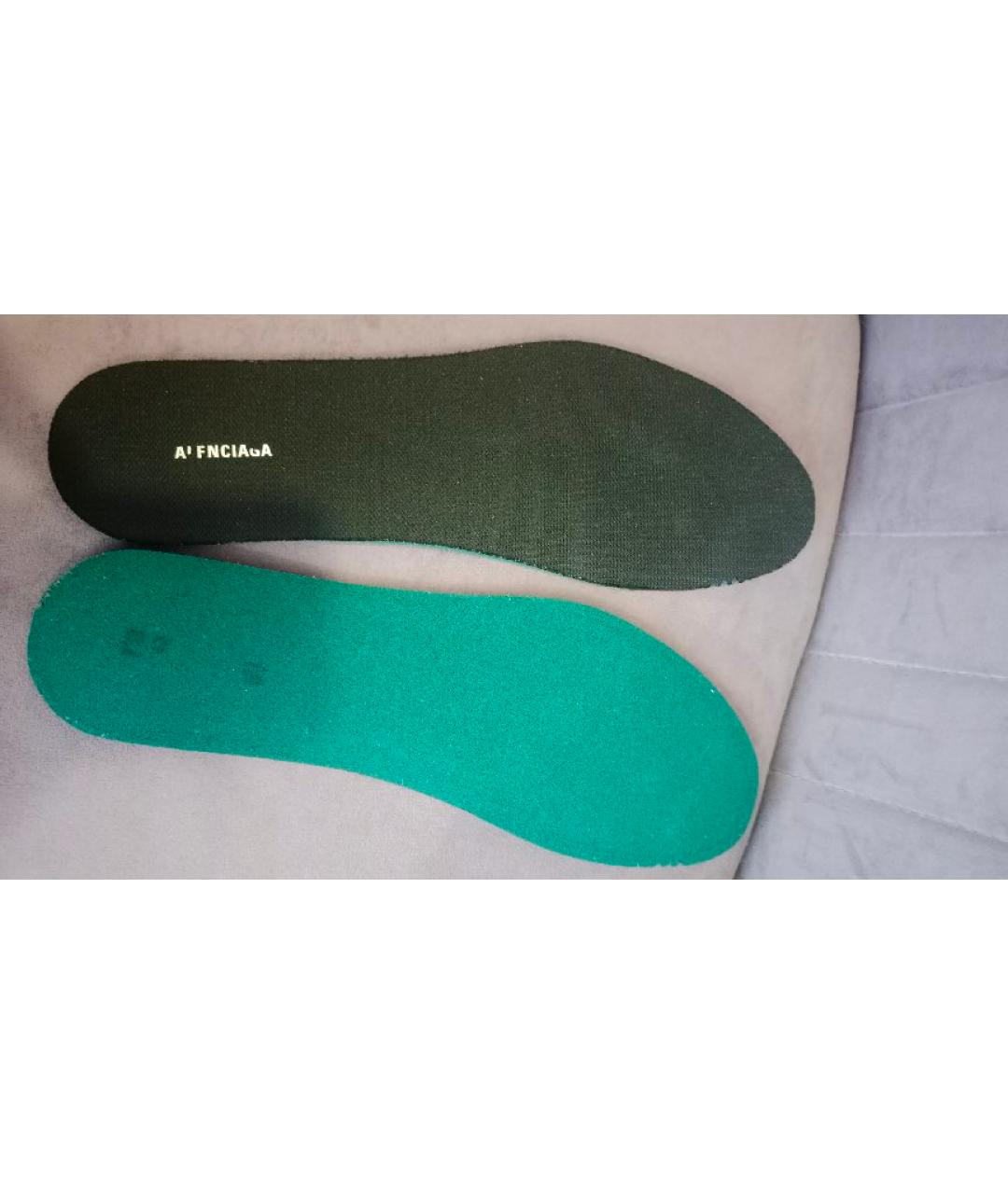 BALENCIAGA Красные неопреновые высокие кроссовки / кеды, фото 9