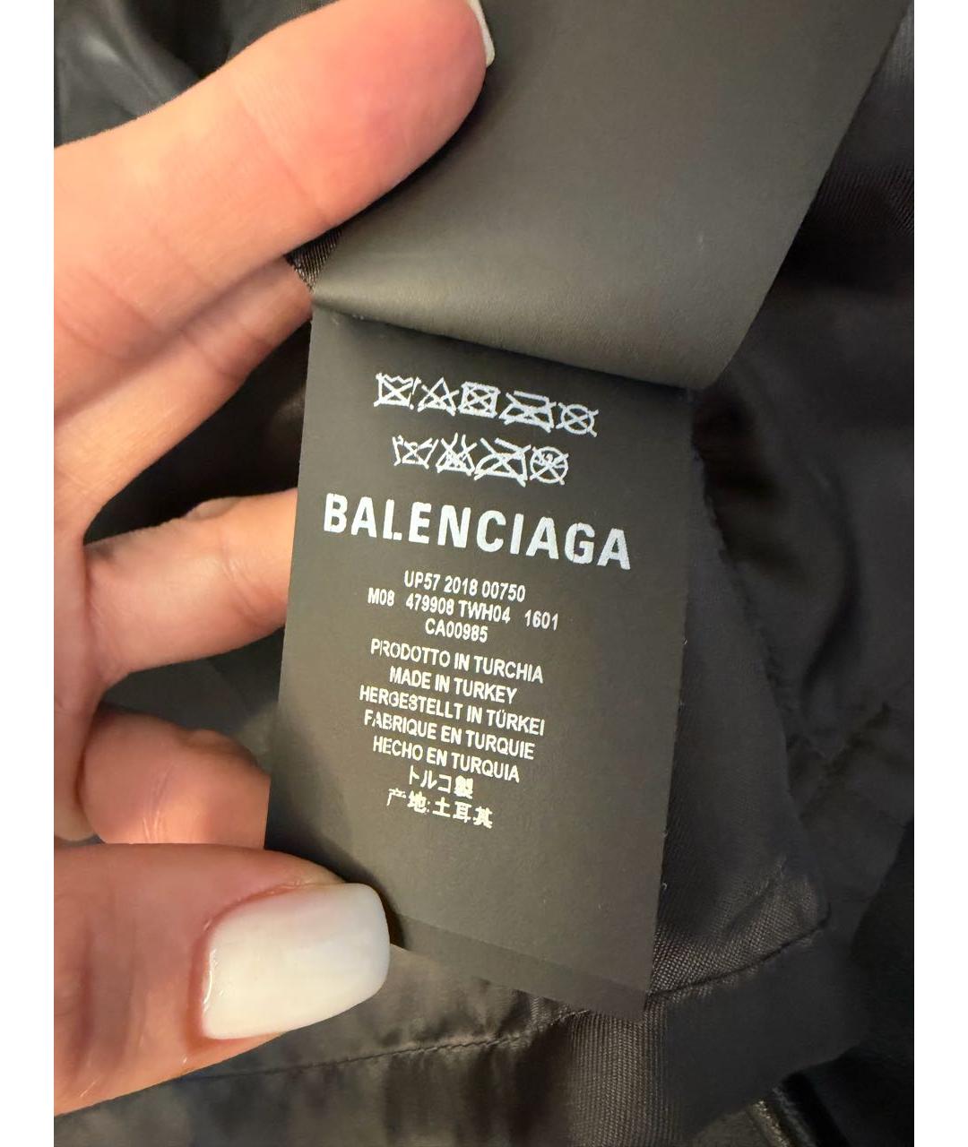 BALENCIAGA Серая меховая дубленка, фото 8