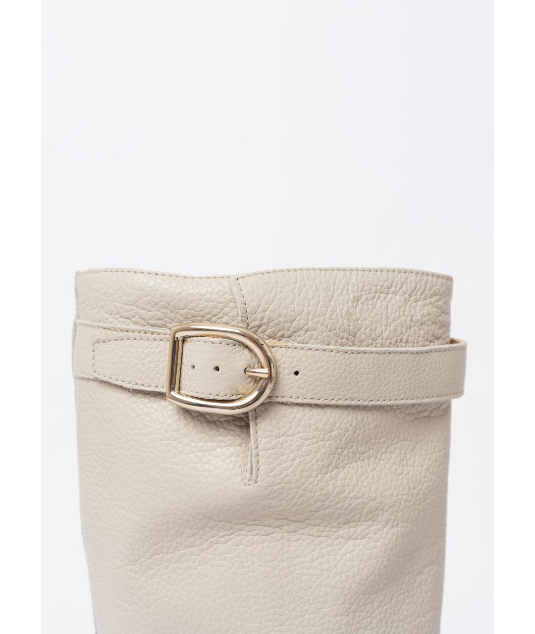 DOUCAL'S Белые кожаные сапоги, фото 5