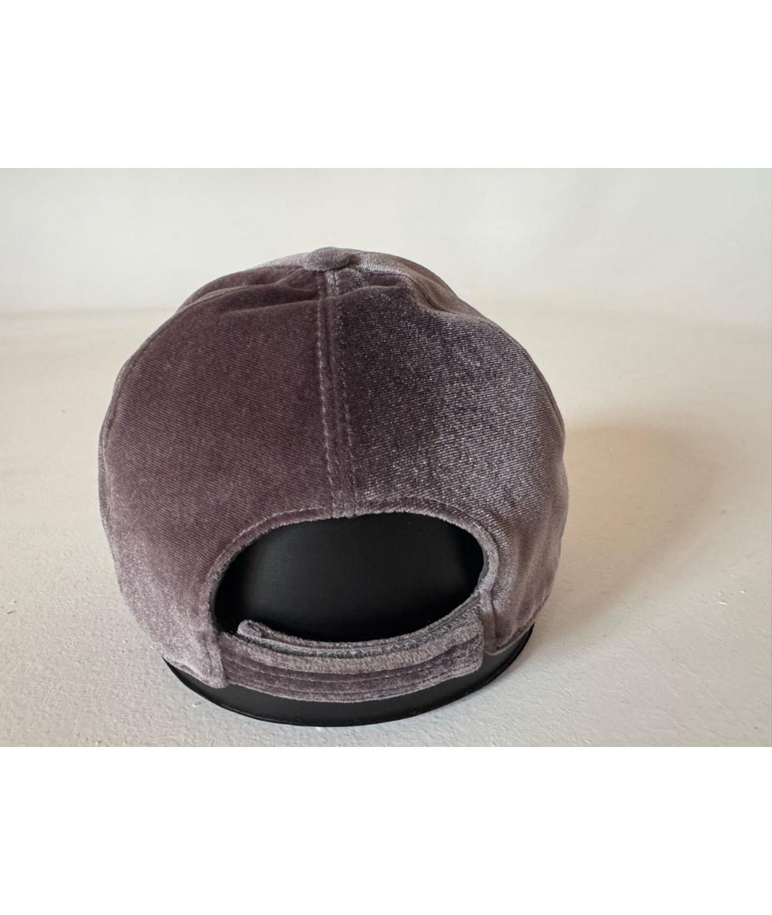 BRUNELLO CUCINELLI Фиолетовая кепка, фото 4