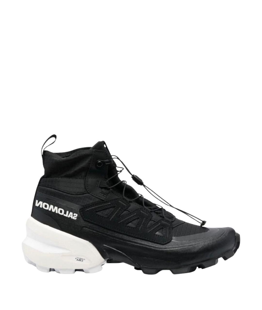 MM6 MAISON MARGIELA Черные текстильные высокие кроссовки / кеды, фото 1