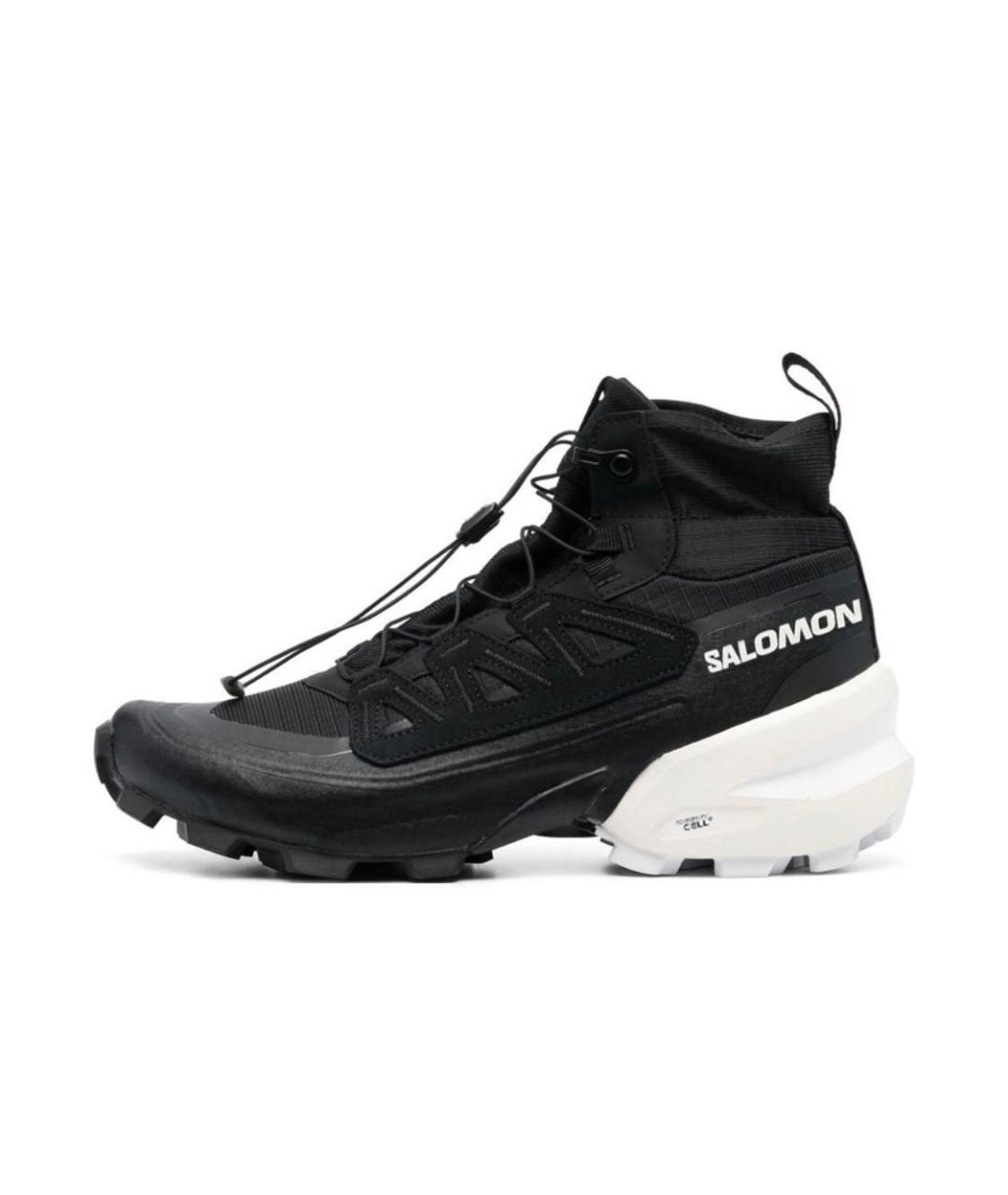 MM6 MAISON MARGIELA Черные текстильные высокие кроссовки / кеды, фото 7