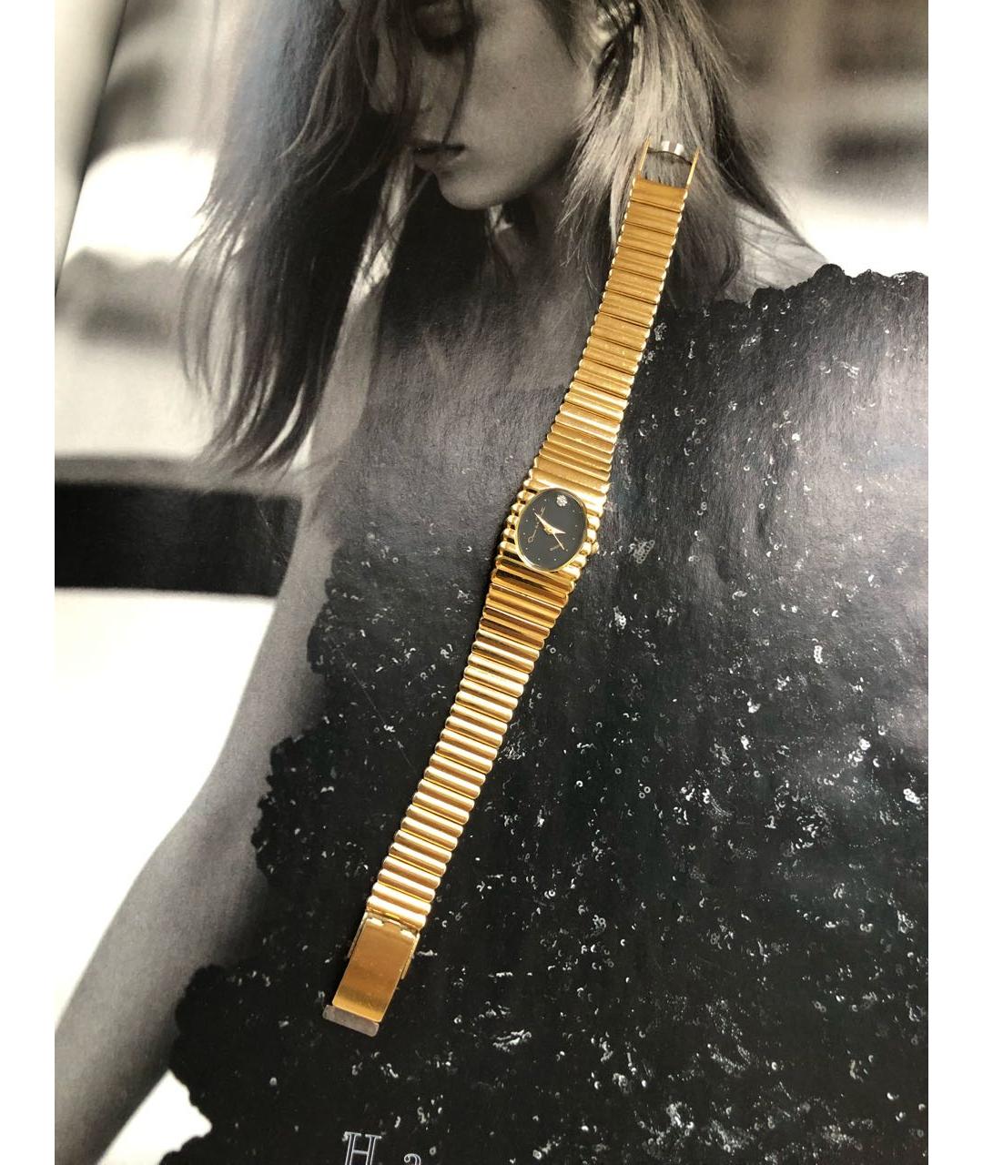 OSCAR DE LA RENTA Золотые металлические часы, фото 2