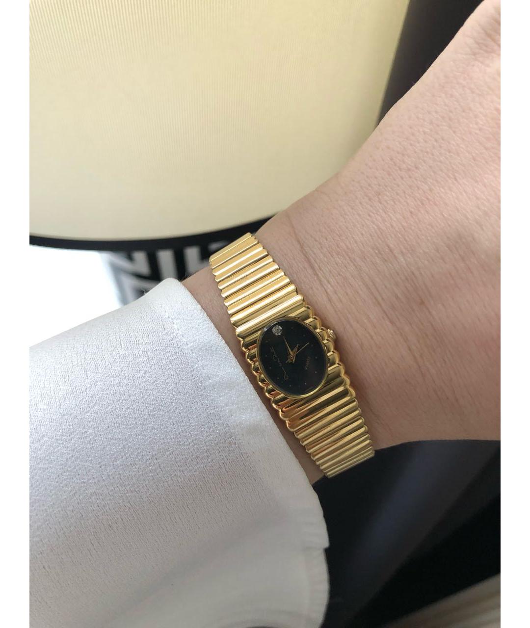 OSCAR DE LA RENTA Золотые металлические часы, фото 5