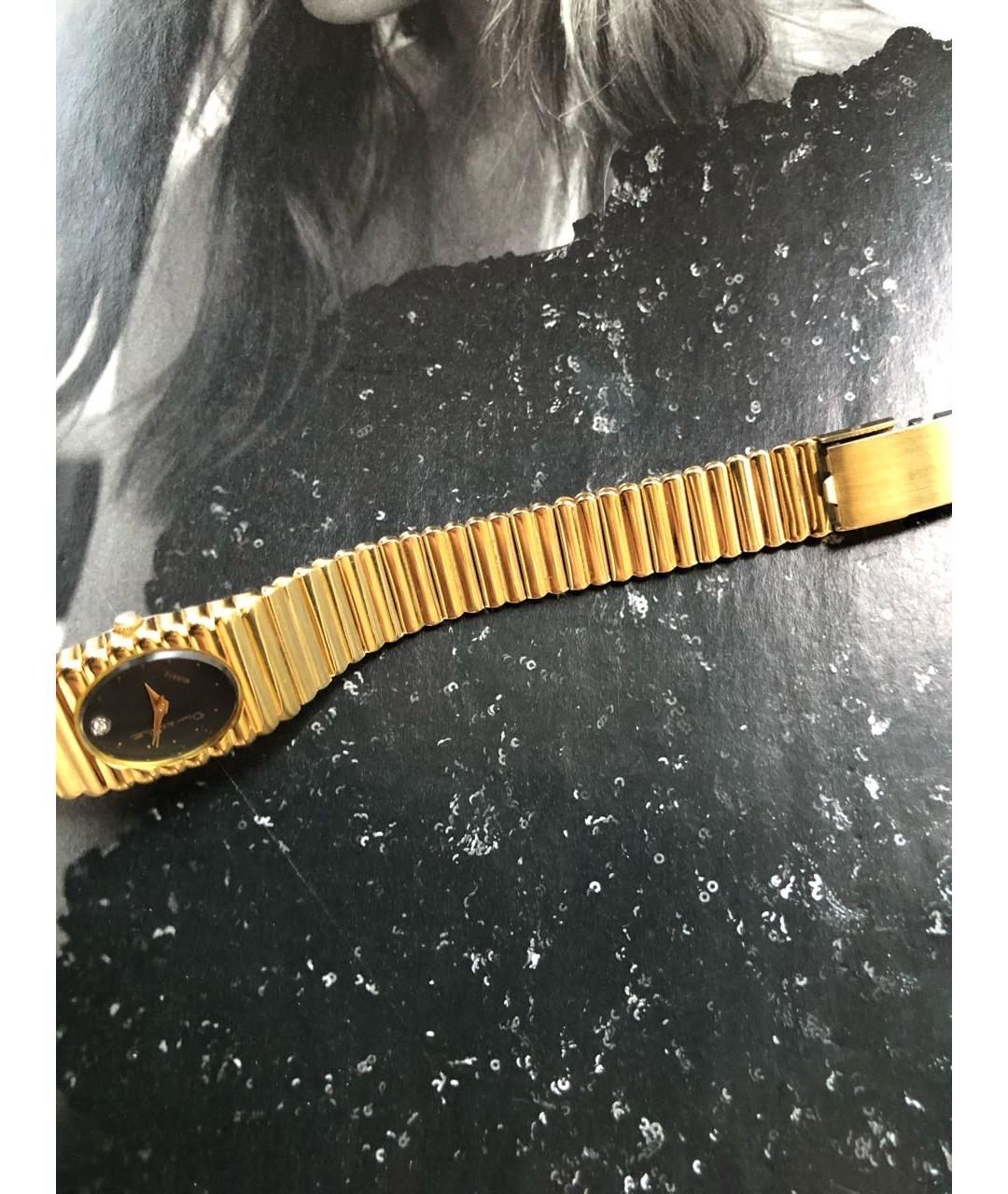 OSCAR DE LA RENTA Золотые металлические часы, фото 4