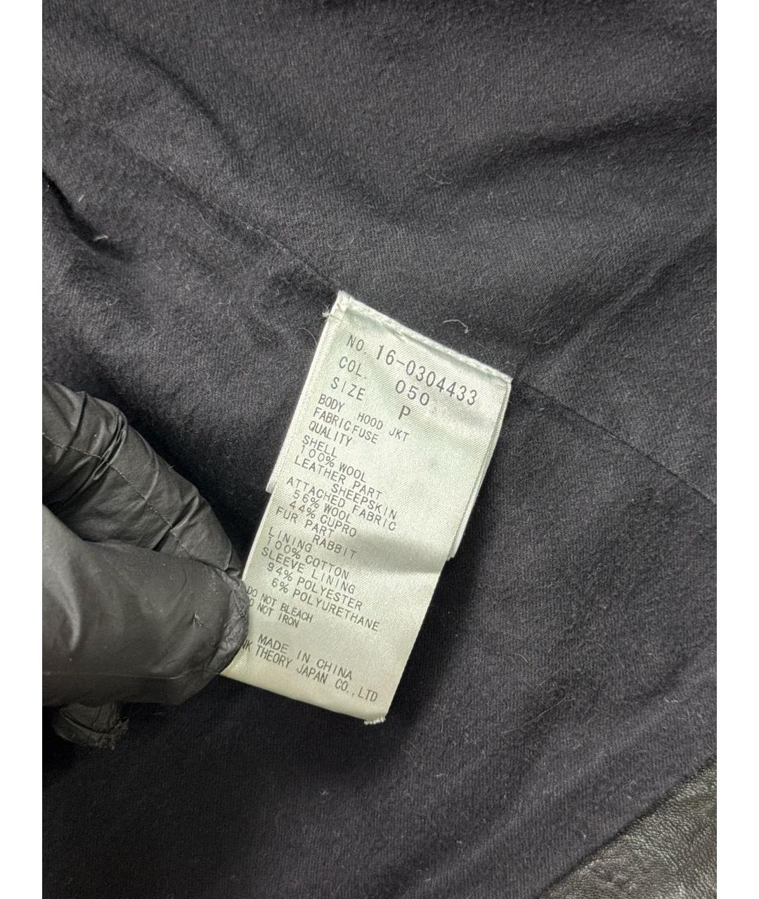 HELMUT LANG Черная кожаная куртка, фото 7