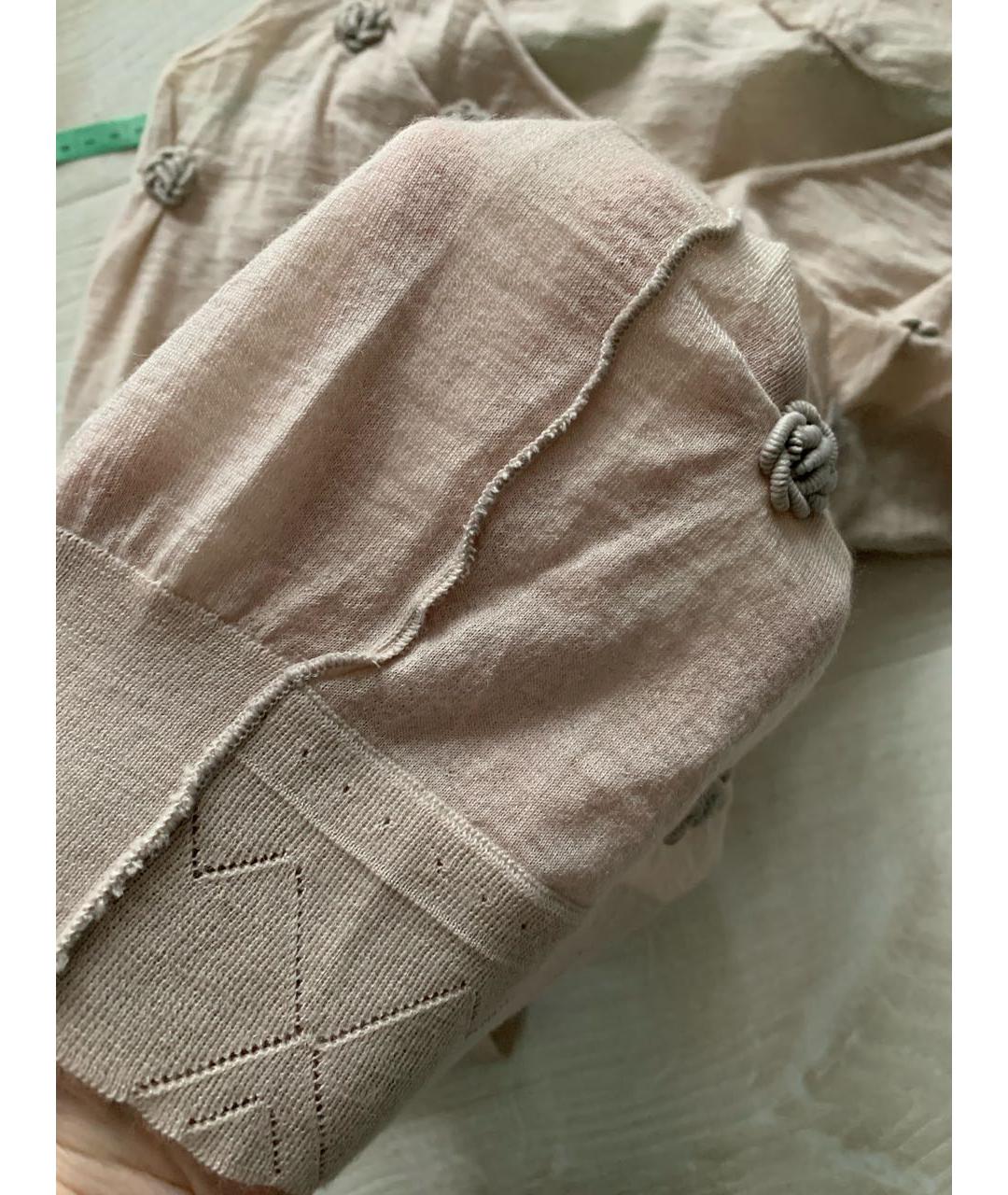 LOUIS VUITTON Бежевая кашемировая майка, фото 7