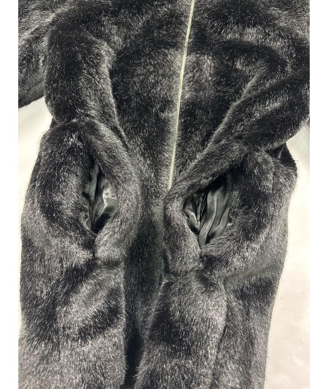 HELMUT LANG Черная шерстяная дубленка/шуба, фото 7