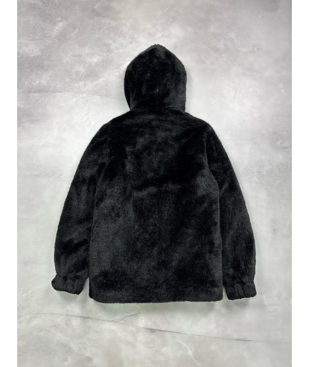 HELMUT LANG Черная шерстяная дубленка/шуба, фото 3