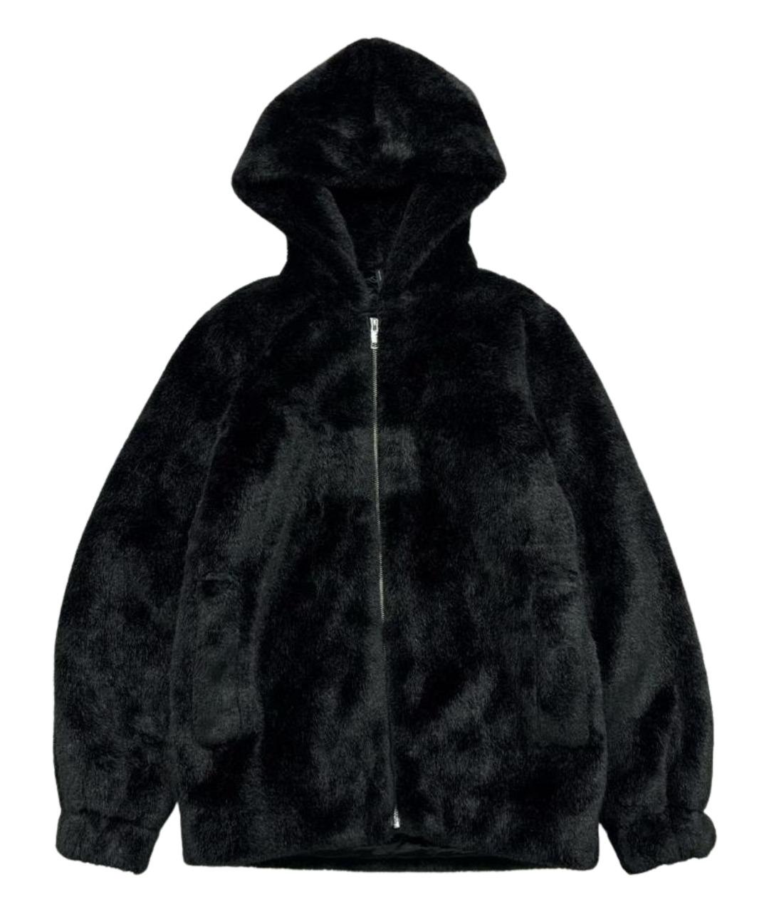 HELMUT LANG Черная шерстяная дубленка/шуба, фото 1