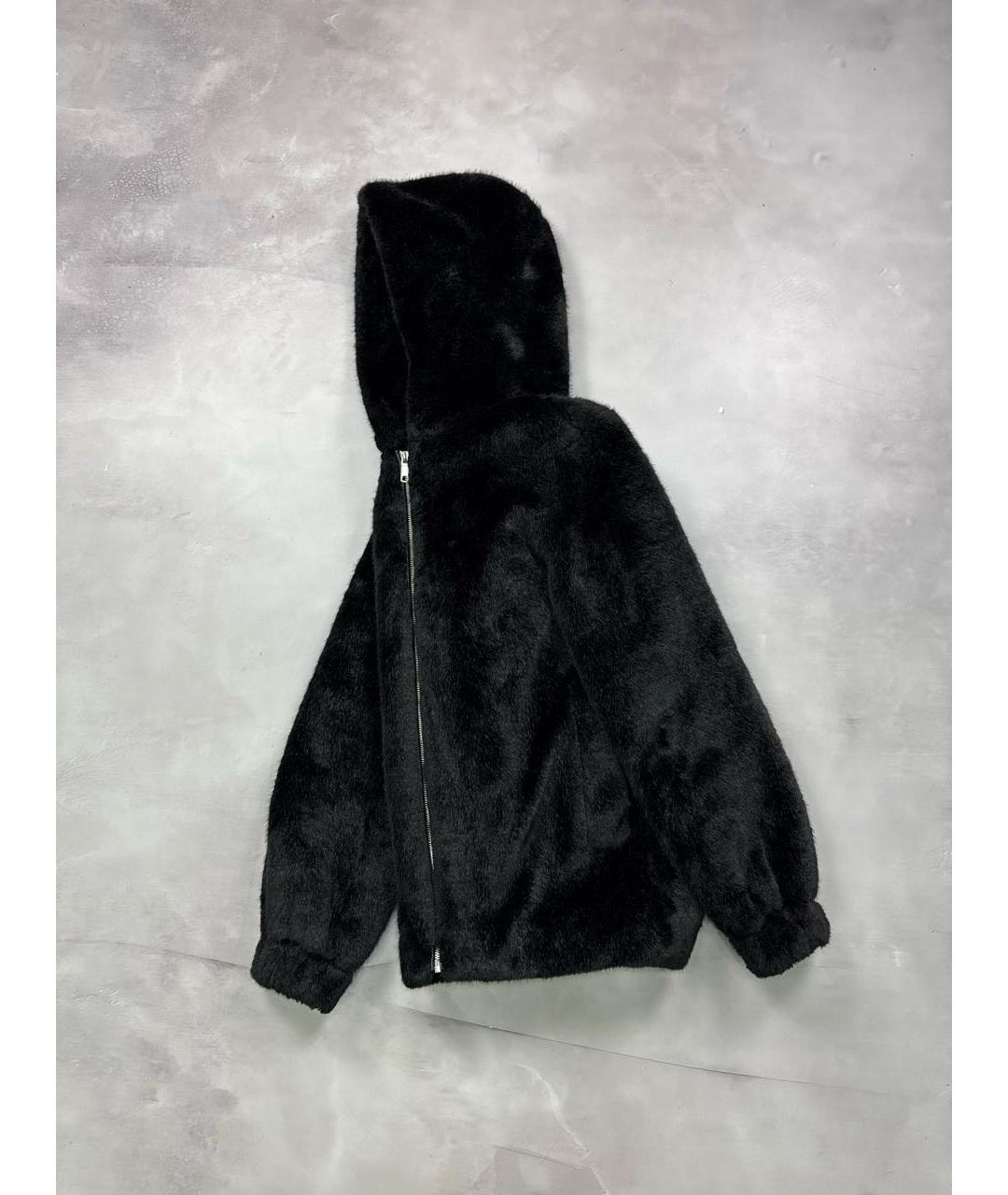 HELMUT LANG Черная шерстяная дубленка/шуба, фото 2