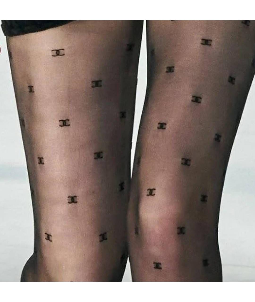 CHANEL Черные носки, чулки и колготы, фото 4